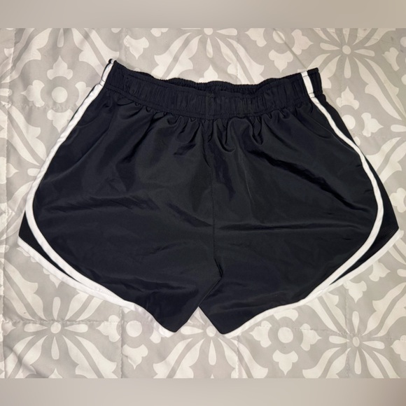 Nike Dri-Fit Black and White Athletic Shorts - Picture 2 of 4